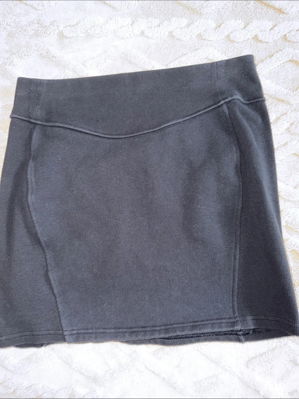 lululemon athletica Black Knit Mini Skirt